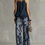 LUCI™ | Chiffon Wide Leg Pants and Top Set