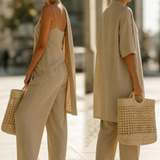 LUCI ™ | Minimalist Linen and Cotton 3-Piece Set