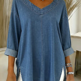 Maja - Eternal Denim Cotton T-Shirt
