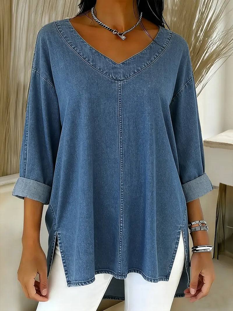 Maja - Eternal Denim Cotton T-Shirt