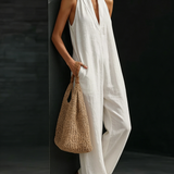 BEA™ | Minimalist and Elegant Linen Jumpsuit