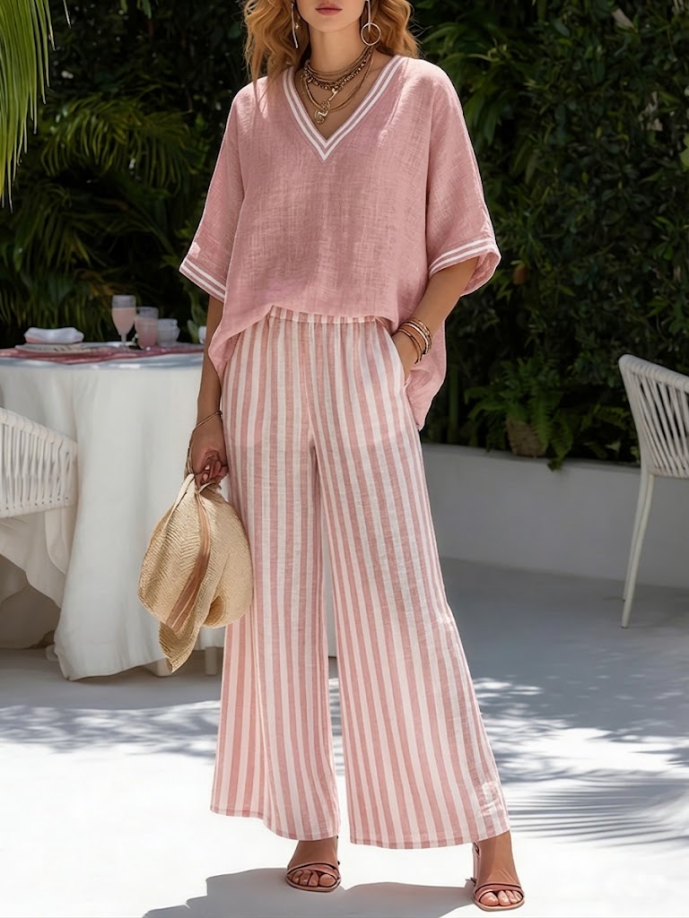 kIKA™ | Casual Linen and Cotton Set