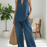 Zinhle | Adrienne | Completo due pezzi in denim vintage