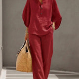 Eva - 2-Piece Linen and Cotton Set