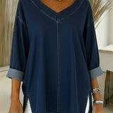 Maja - Eternal Denim Cotton T-Shirt
