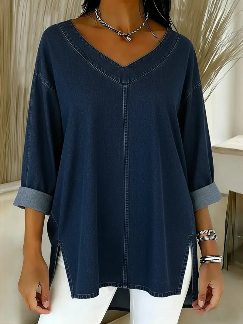 Maja - Eternal Denim Cotton T-Shirt
