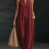 BEA™ | Minimalist and Elegant Linen Jumpsuit