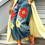 LETI | Casual Printed Multicolor Jeans