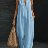 BEA™ | Minimalist and Elegant Linen Jumpsuit