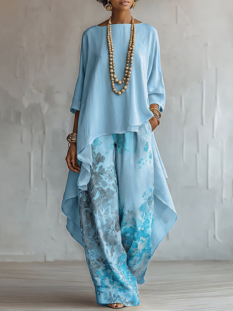 FLOR ™ | Elegant Artistic Floral Printed Set