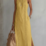 Jimena ™ | Relaxed Embroidered Midi Dress