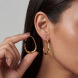 Elegant Oval Earrings
