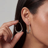 Elegant Oval Earrings