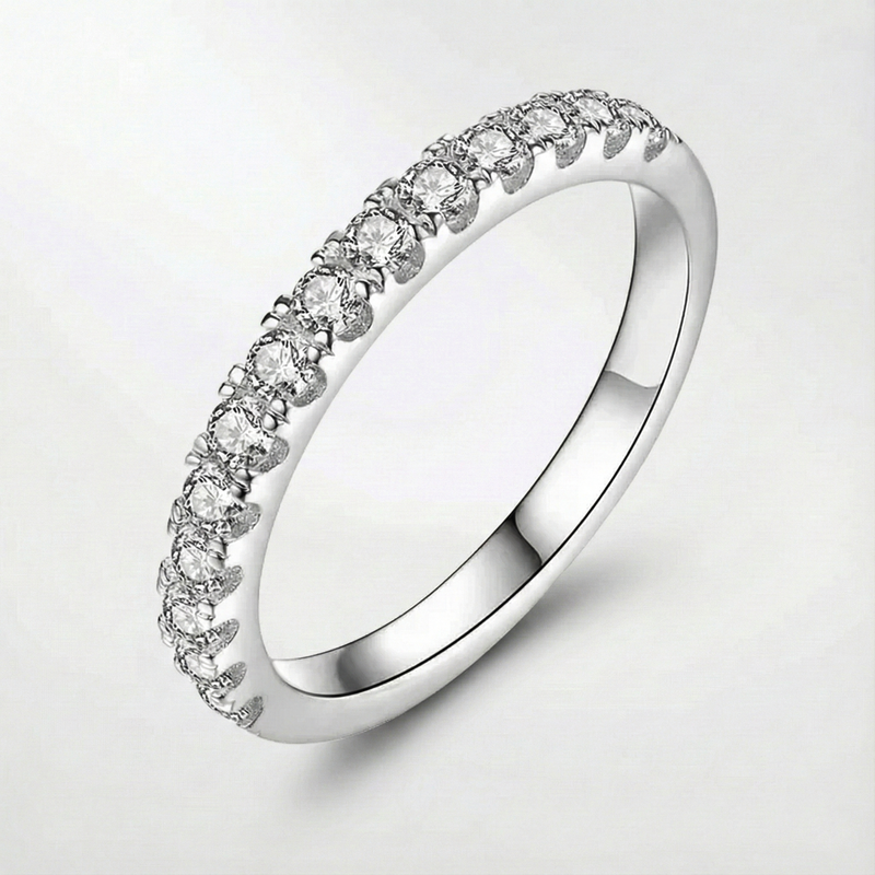 Moissanite Stone Wedding Ring