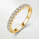 Moissanite Stone Wedding Ring