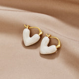 Klara-Luisa – Gold earrings adorned with delicate crystals