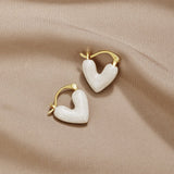 Klara-Luisa – Gold earrings adorned with delicate crystals