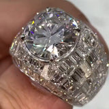 Silver Ring with Round Diamonds - Anna-Lena
