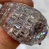 Silver Ring with Round Diamonds - Anna-Lena