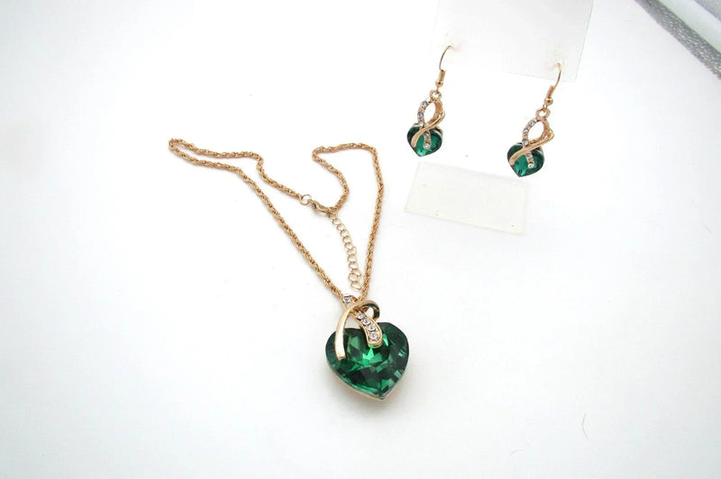 HEART | Gold Jewelry Set