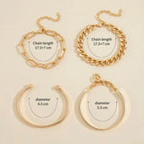 Elan Mercer Bracelet Set | White Gold