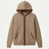 Santoni Extrafine Hoodie Cream