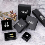 Maren – Slim silver ring with diamonds.