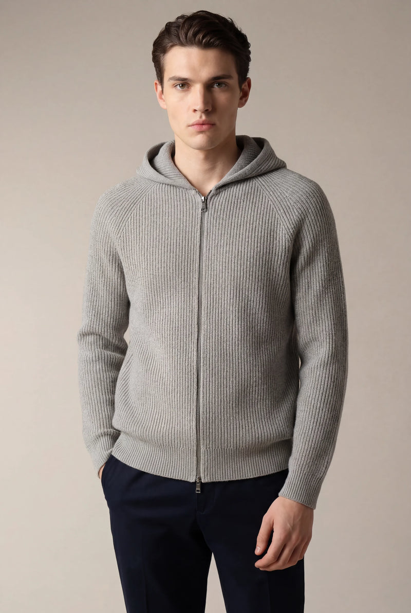 Siro Voyager Zip Up Grey