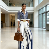 Atenas ™ | Shirt and Wide Pants Set