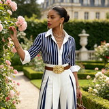 Atenas ™ | Shirt and Wide Pants Set
