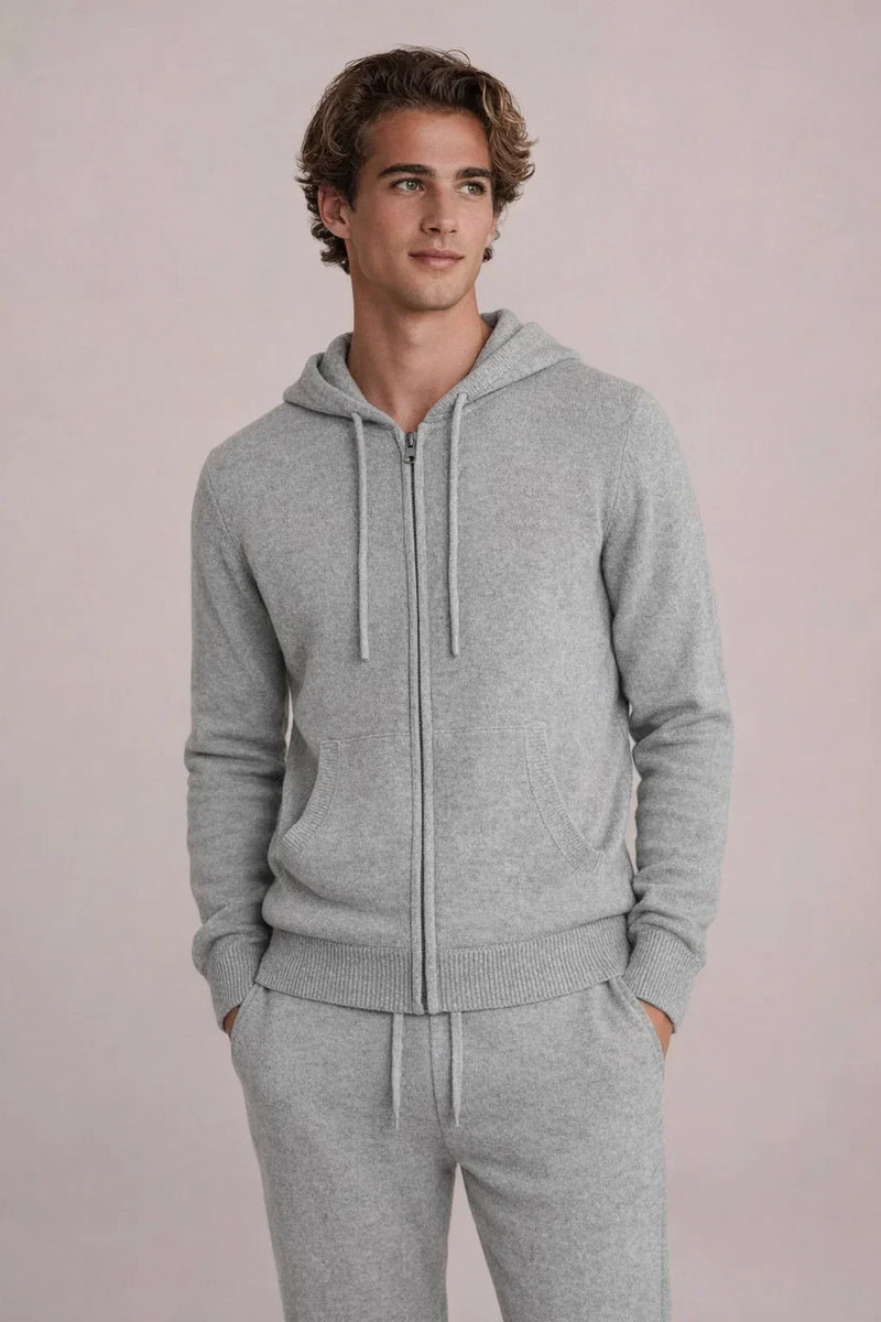 Light Gray Hoodie Set