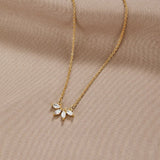 Stepanka – Double Necklace with Medallion
