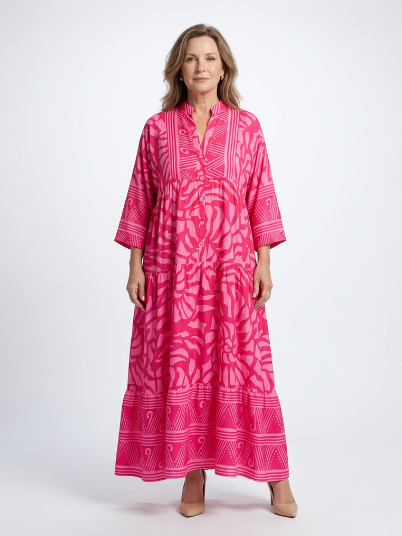 Marielle™ | Midi Dress with Front Buttons