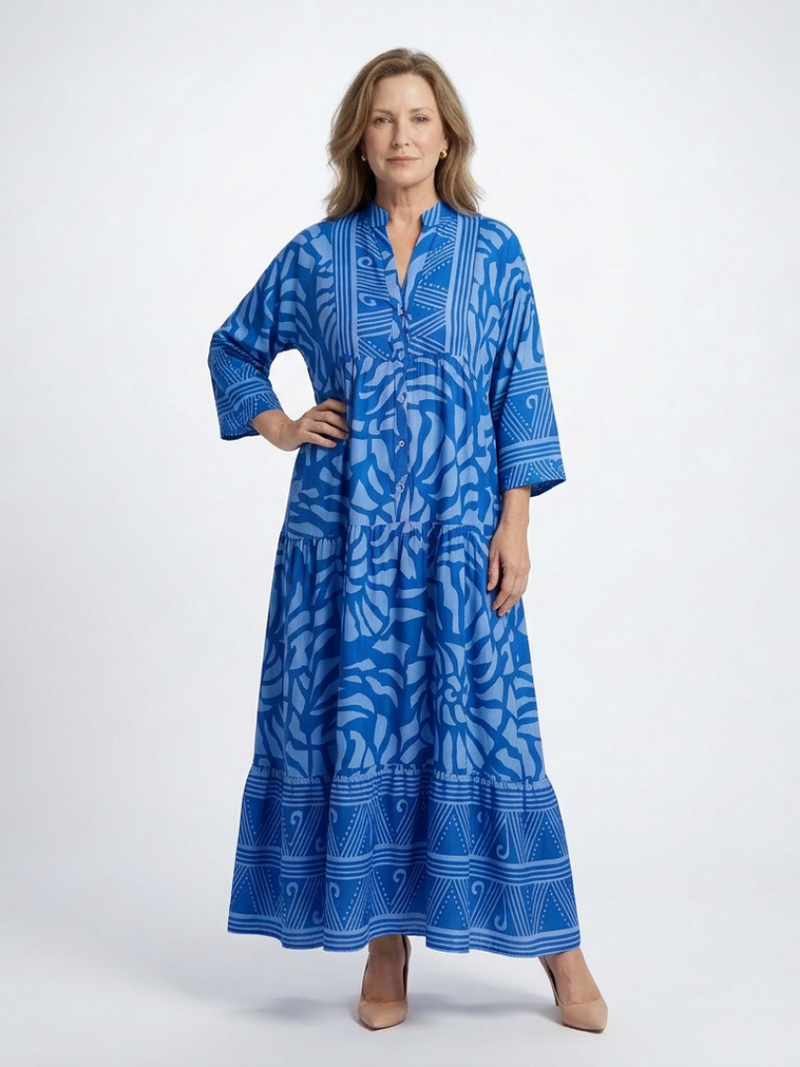 Marielle™ | Midi Dress with Front Buttons