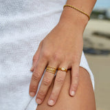 Isabela - Elegant Braided Gold Bracelet