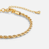 Isabela - Elegant Braided Gold Bracelet