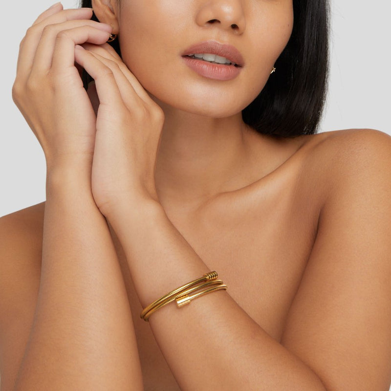 Braided Gold Bracelet