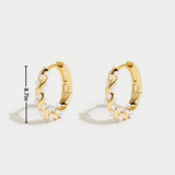 Valentina Circular Pearl Earrings