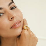 Vina – Handcrafted Gold Ring
