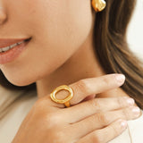 Vina – Handcrafted Gold Ring