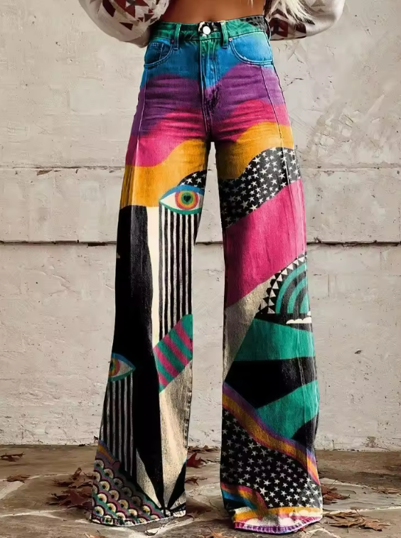 Talia™ | Boho Chic Flared Pants