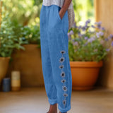 Flora™ | Loose Floral Print Trousers
