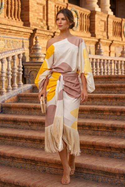Count - Yellow Valencia Drift Skirt Set