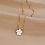 Julia – Double Layer Necklace with Circular Pendant