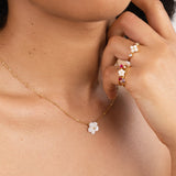 Julia – Double Layer Necklace with Circular Pendant