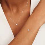 Klára Bracelet with Moissanite Gem