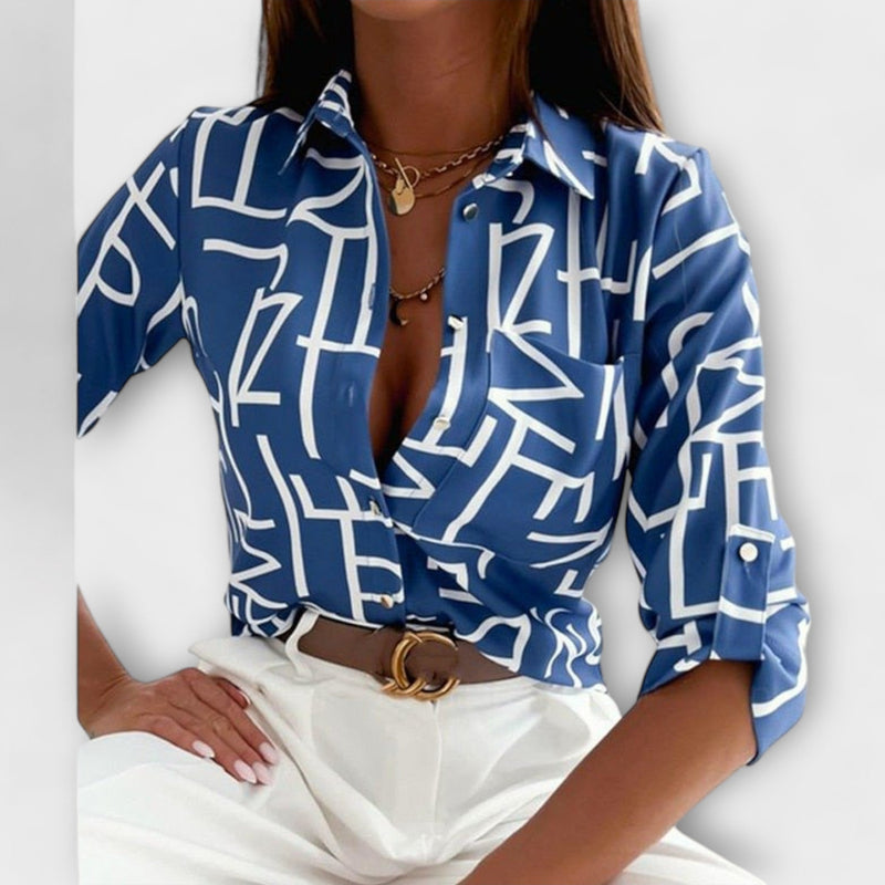 Romina | Classic Blouse with Collar